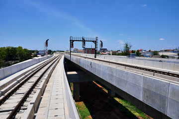 Naklejka premium Khon Kaen Railway Station a building landmark in Mueang Khon Kaen, Thailand
