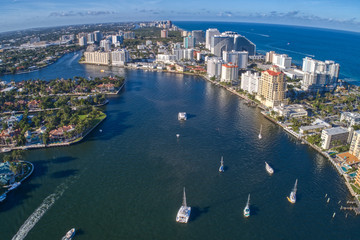 Fototapeta na wymiar Fort Lauderdale is a Major City in Florida