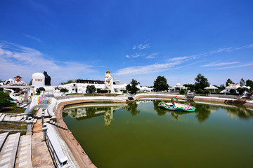 Fototapeta premium God Statue in Shiva Mahatap Thewalai Khonkaen Temple a religious place of Hindu temple located in Mueang Khon Kaen, Thailand