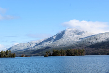 Middle of Fall in the Middle of Lake George
