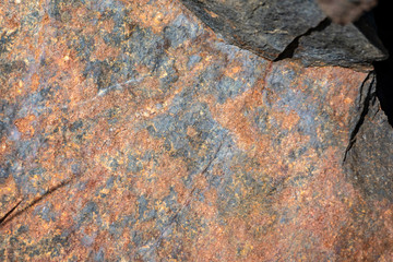 Background texture: rust colored stone