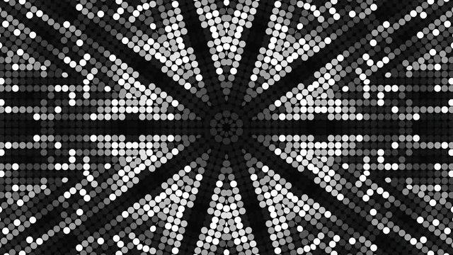 Moving kaleidoscope. 4K motion graphics.