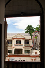 Generic building detail around the streets of George Town, Penang Island