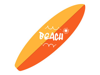 サーフボードのイラスト