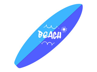 サーフボードのイラスト