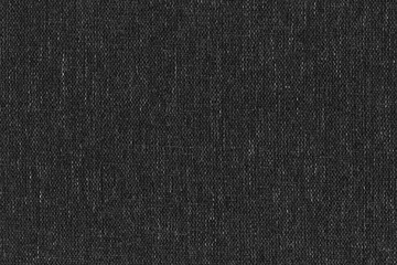 Foto auf Acrylglas High resolution close-up texture of natural weave cloth in dark and black color. Fabric texture of natural cotton or linen textile material. Black fabric background. © Papin_Lab