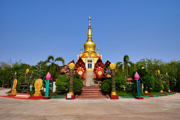 Wat Pa Kittiya Nuson a famous temple in Phu Wiang District, Khon Kaen, Thailand	
