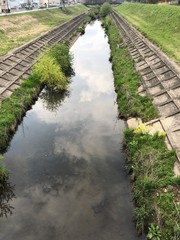 irrigation system in the field