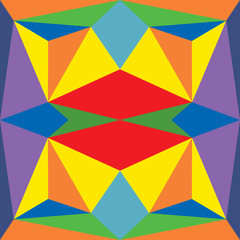 Abstract seamless colourful pattern geometric backgrounds vector design
