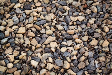 The texture of the stones.