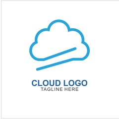 Cloud logo template Design