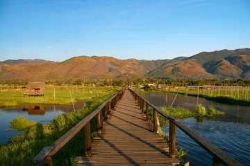 Fototapeten Blau Inle Lake  © DS