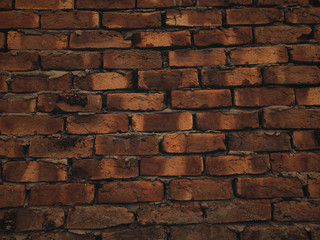old cemented brick wall background