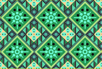 Indonesian batik motifs with very distinctive patterns,Vector