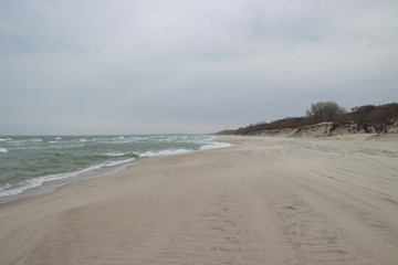Storm on the Baltic Sea.