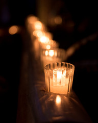 candle light in the dark