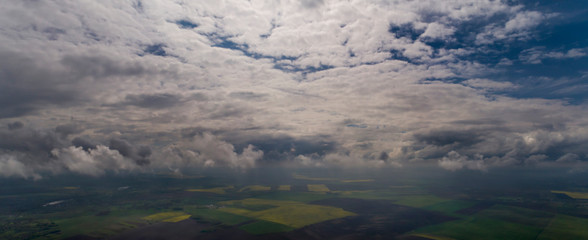 Obraz premium Aerial View of Spring Lanes