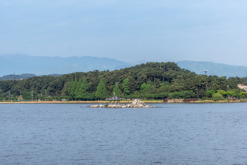 Wolpajeong pavilion in Gyeongpoho lake