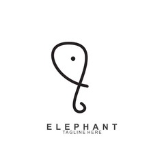 Elephant Logo Design with modern concept