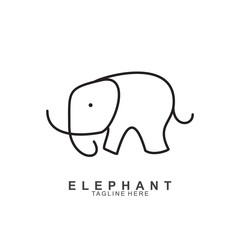 Elephant Logo Design with modern concept
