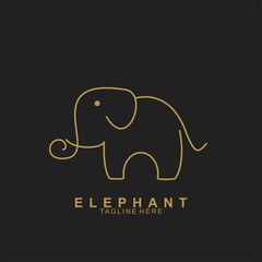 Elephant Logo Design with modern concept