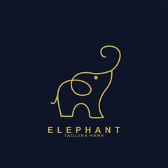 Elephant Logo Design with modern concept