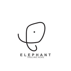 Elephant Logo Design with modern concept