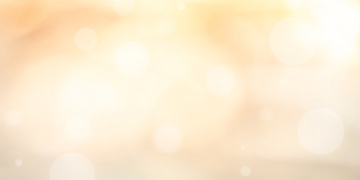 Light bokeh on abstract gold background