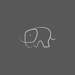 Elephant Logo Design with modern concept