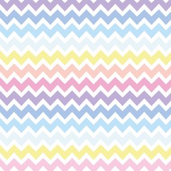 Delicate abstract background of multi-colored zigzag stripes of pastel colors. Background for design, pattern.