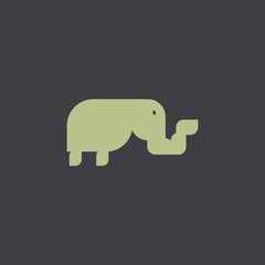 Elephant Logo Design with modern concept