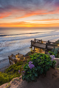 D Street Surf Break in Encinitas CA