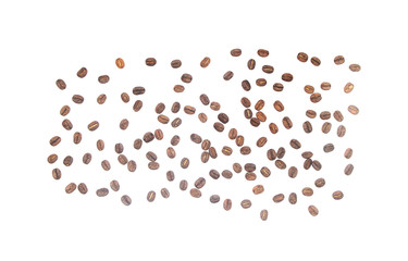 coffee beans. isolated on a white background