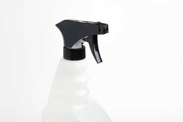 Black & White Liquid Spray Dispenser Bottle