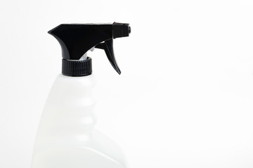 Black & White Liquid Spray Dispenser Bottle