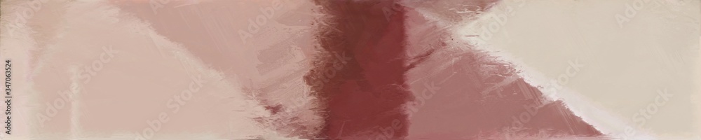 Poster abstract graphic element with natural long wide horizontal background with silver, old mauve and antique fuchsia colors