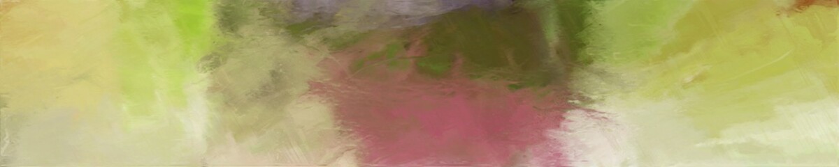 abstract graphic element with long wide background with dark khaki, brown and pastel gray colors