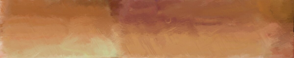 abstract horizontal graphic background with peru, tan and brown colors