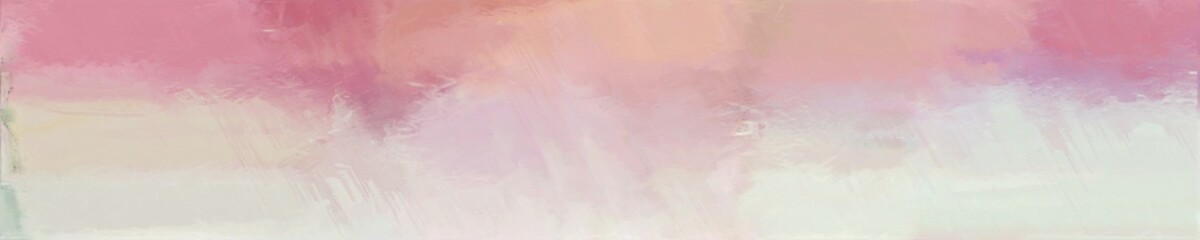 abstract graphic element with long wide horizontal background with pastel gray, pale violet red and rosy brown colors