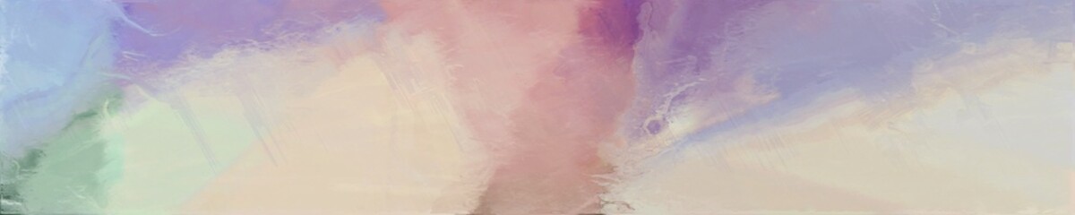 abstract natural long wide horizontal background with silver, pastel purple and antique fuchsia colors