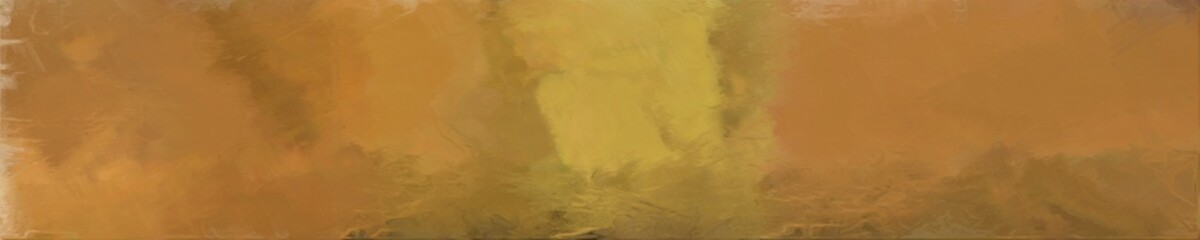 abstract graphic element with long wide background with bronze, peru and dark olive green colors
