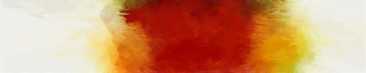 abstract graphic element with natural long wide horizontal background with antique white, golden rod and firebrick colors