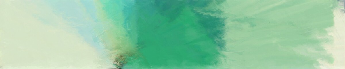 abstract horizontal graphic background with ash gray, medium sea green and medium aqua marine colors