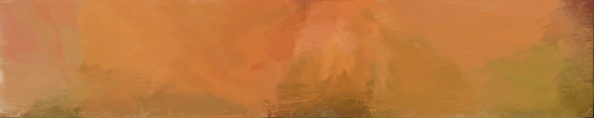 abstract graphic element with long wide horizontal background with peru, brown and chocolate colors