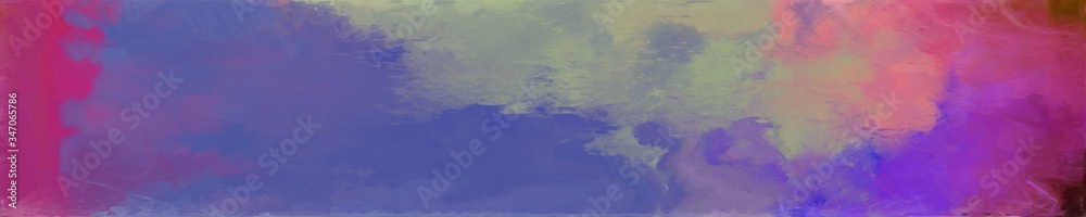 Poster abstract graphic element with graphic background with antique fuchsia, dark sea green and pale viole
