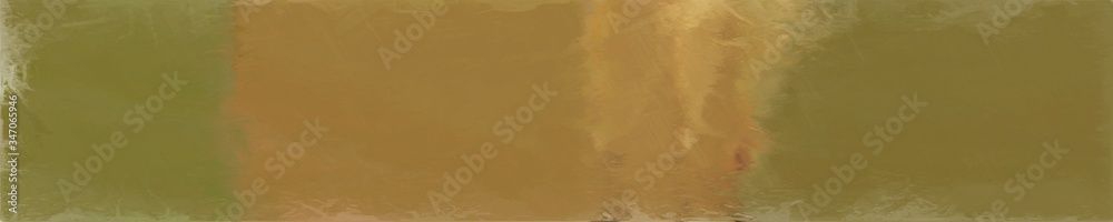 Poster abstract graphic element with natural long wide horizontal background with pastel brown, dark khaki 