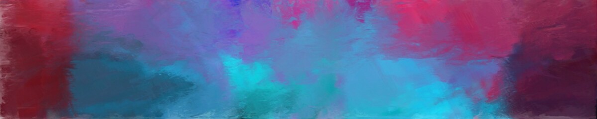abstract graphic element with long wide horizontal background with steel blue, old mauve and moderate pink colors