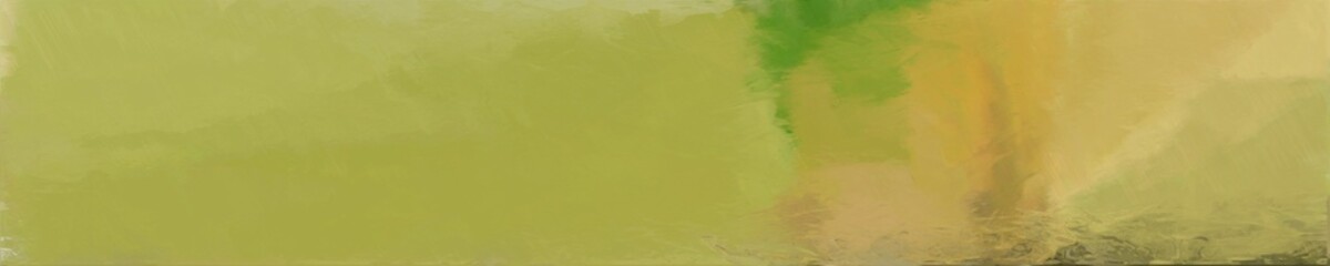 abstract natural long wide horizontal graphic background with dark khaki, olive drab and tan colors