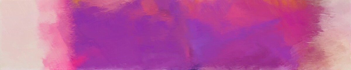 abstract natural long wide horizontal graphic background with mulberry , baby pink and pale violet red colors