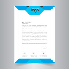 Corporate style letter head templates for your project design.
